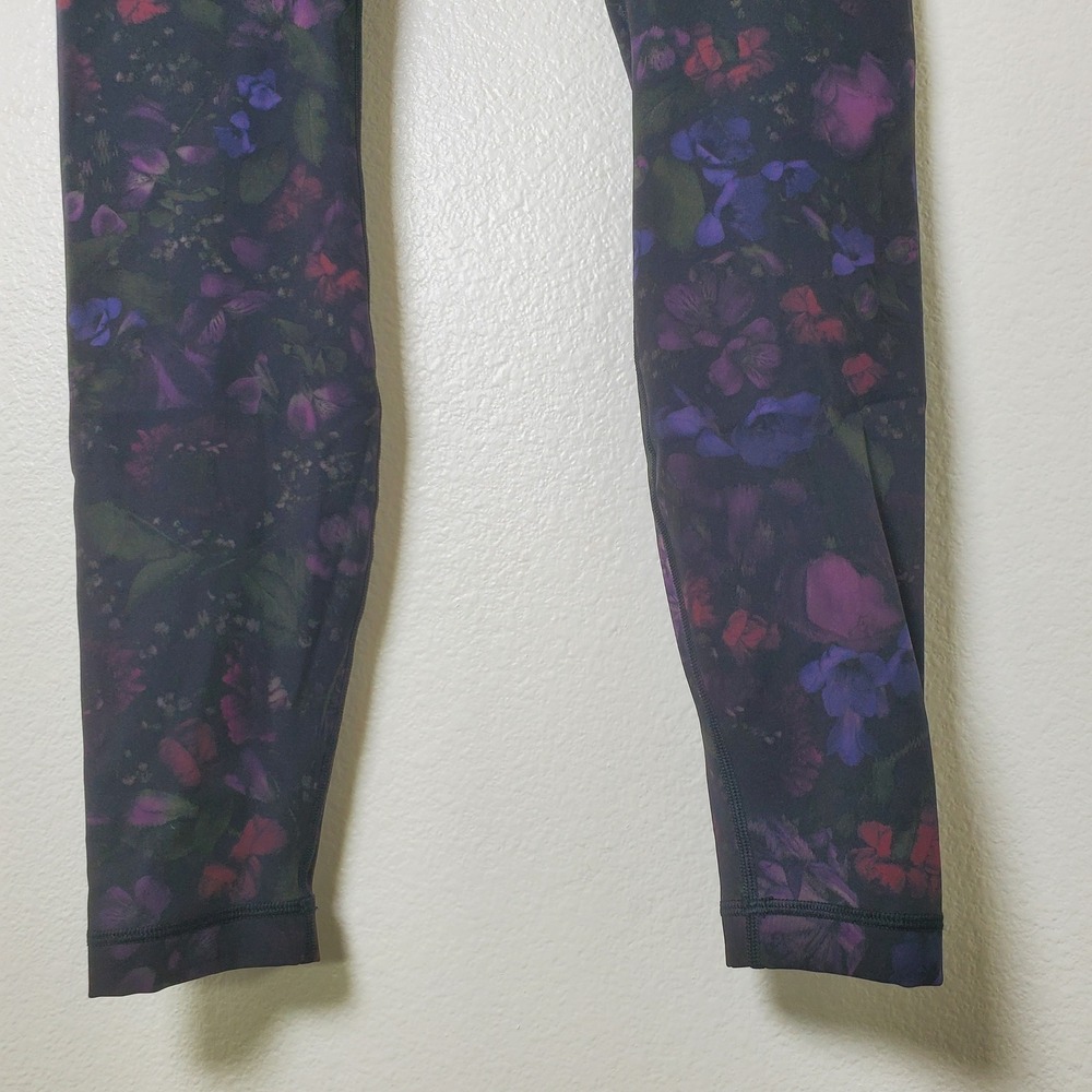 Lululemon Wunder Under High-Rise Tight 28 Midnight Orchid Multi Floral Leggings - Picture 8 of 11